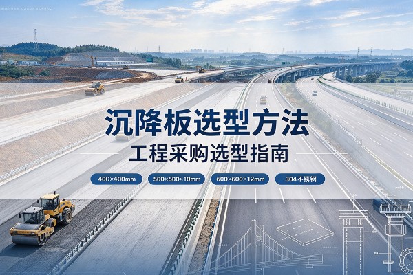 威信沉降板选择方法