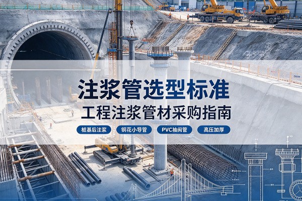威信注浆管选型标准