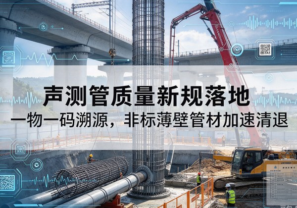 威信声测管质量新规落地，一物一码溯源，非标薄壁管材加速清退