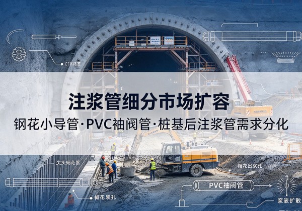 威信注浆管细分市场扩容，隧道钢花小导管、PVC 袖阀管、桩基后注浆管需求分化