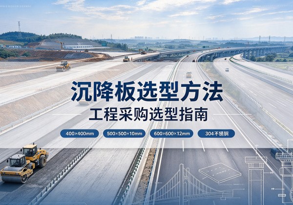 威信沉降板选择方法