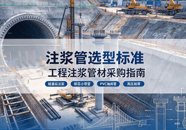 威信注浆管选型标准